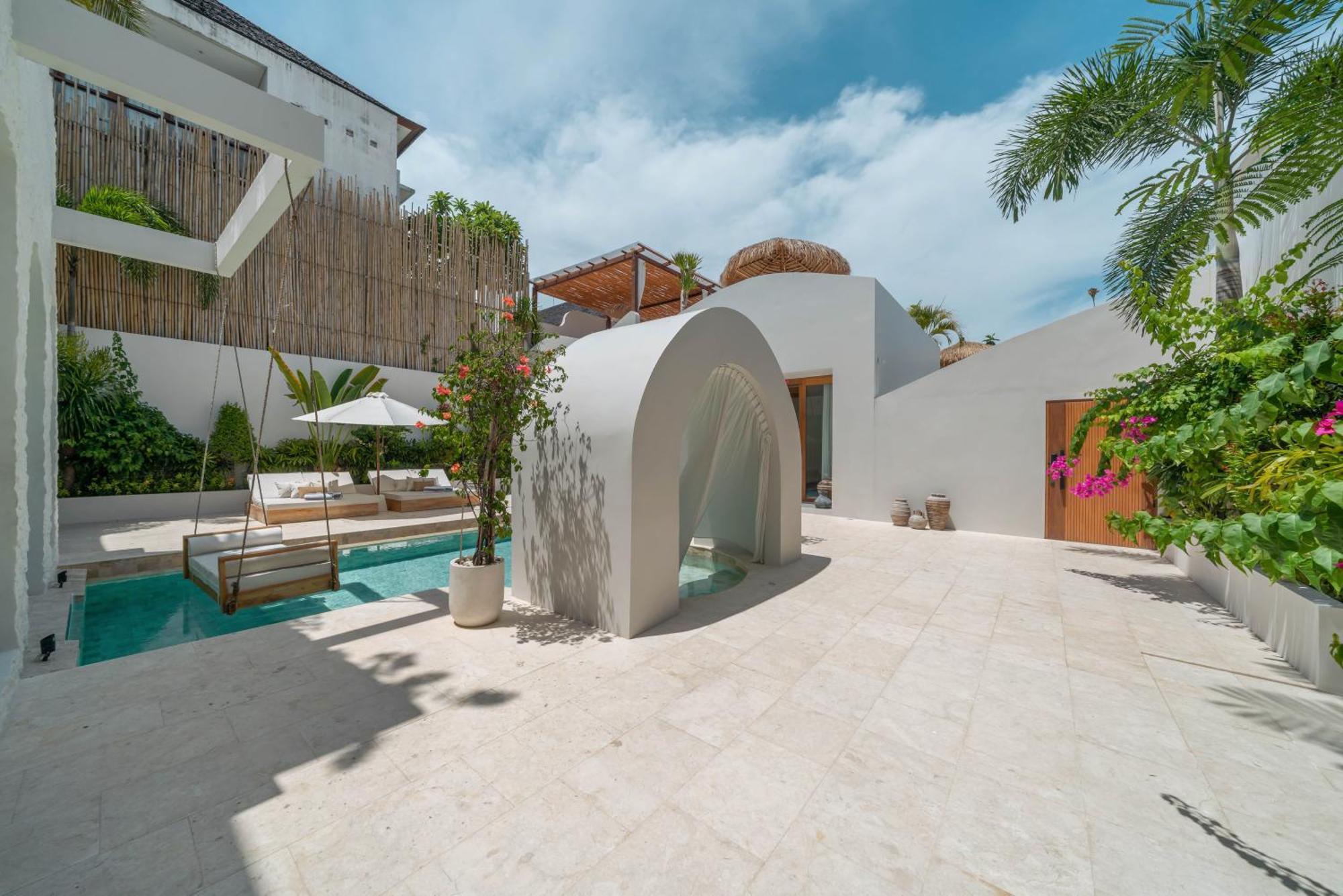 Villa Milana: 5Br Mediterrenean Villa In Canggu المظهر الخارجي الصورة