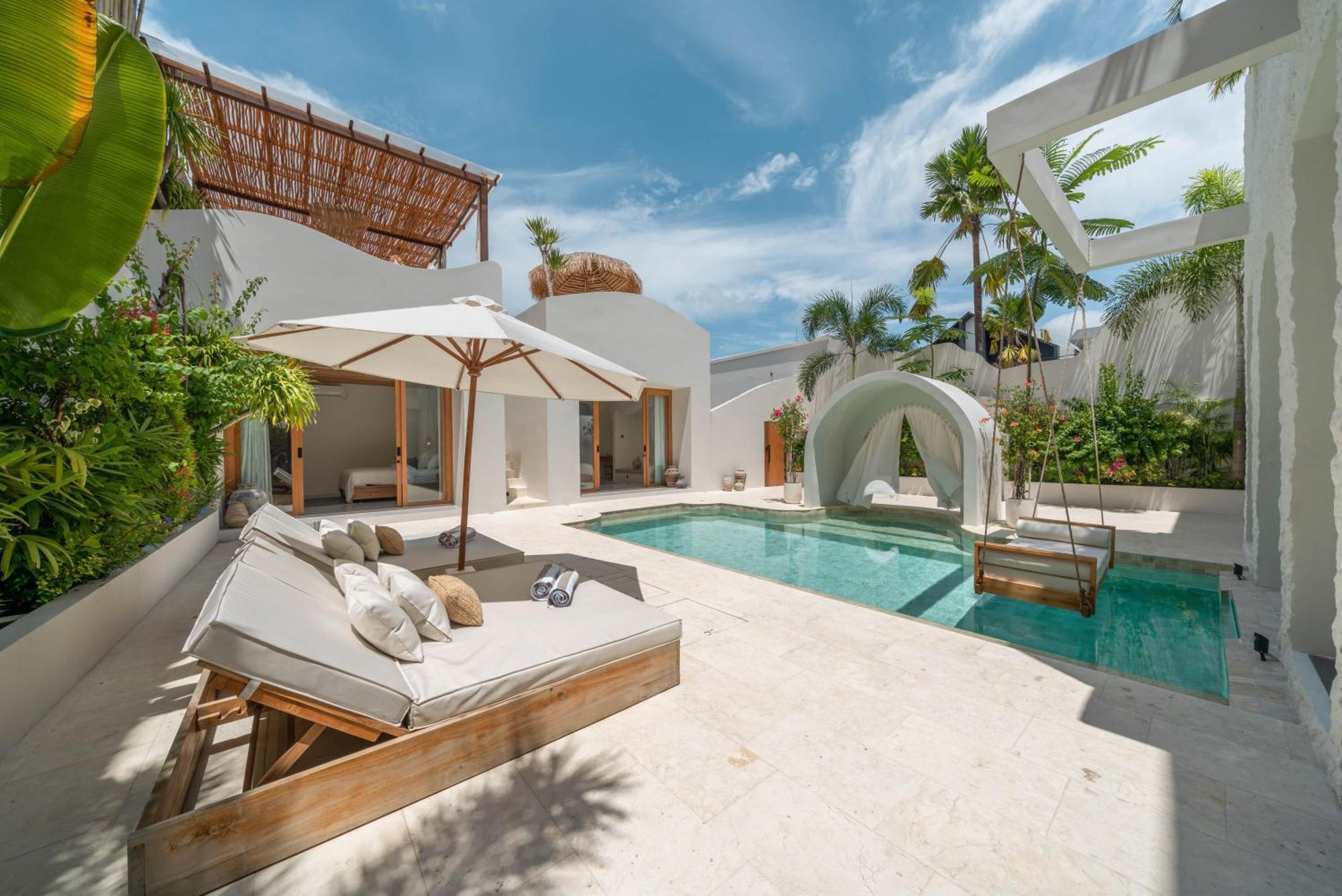 Villa Milana: 5Br Mediterrenean Villa In Canggu المظهر الخارجي الصورة