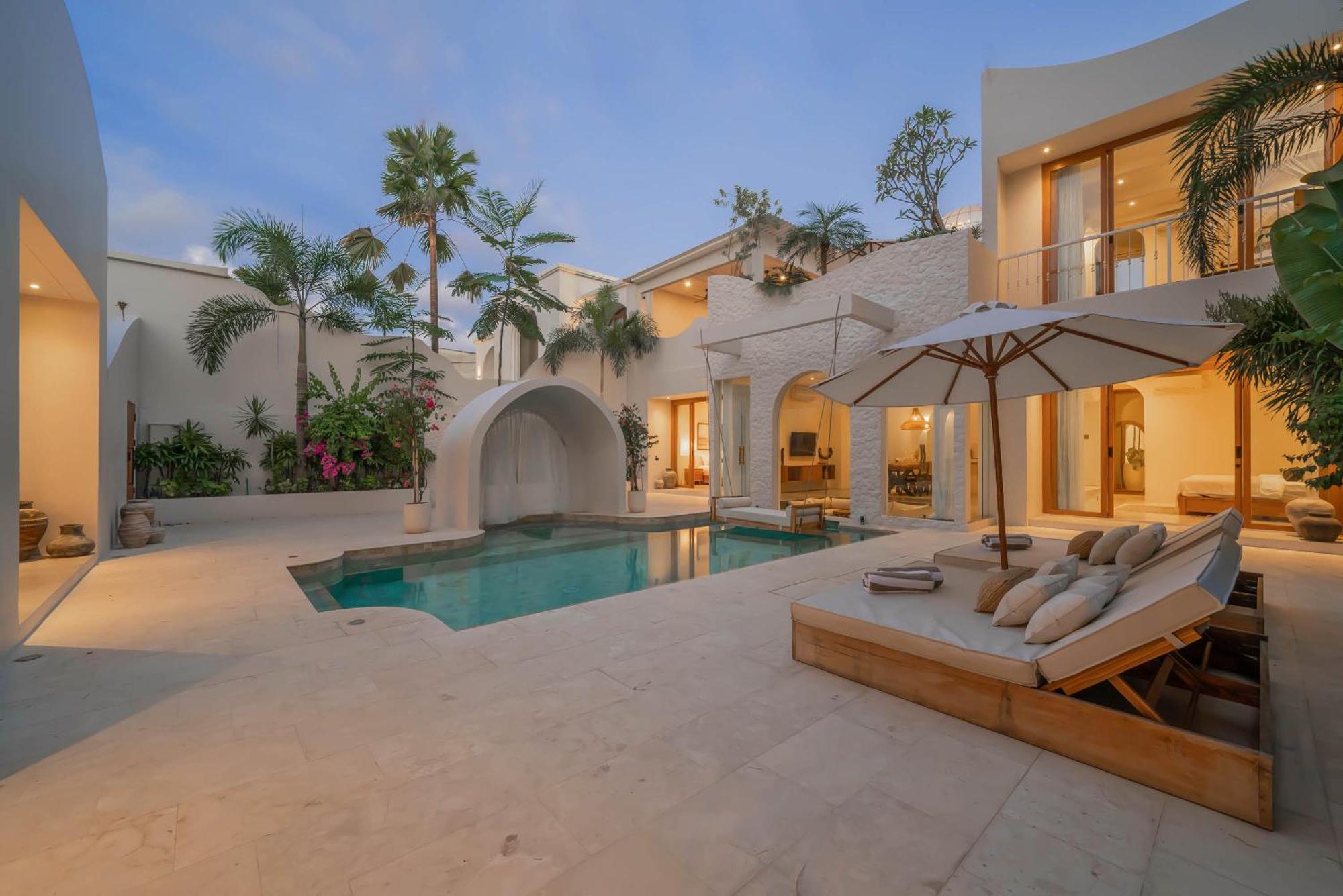 Villa Milana: 5Br Mediterrenean Villa In Canggu المظهر الخارجي الصورة