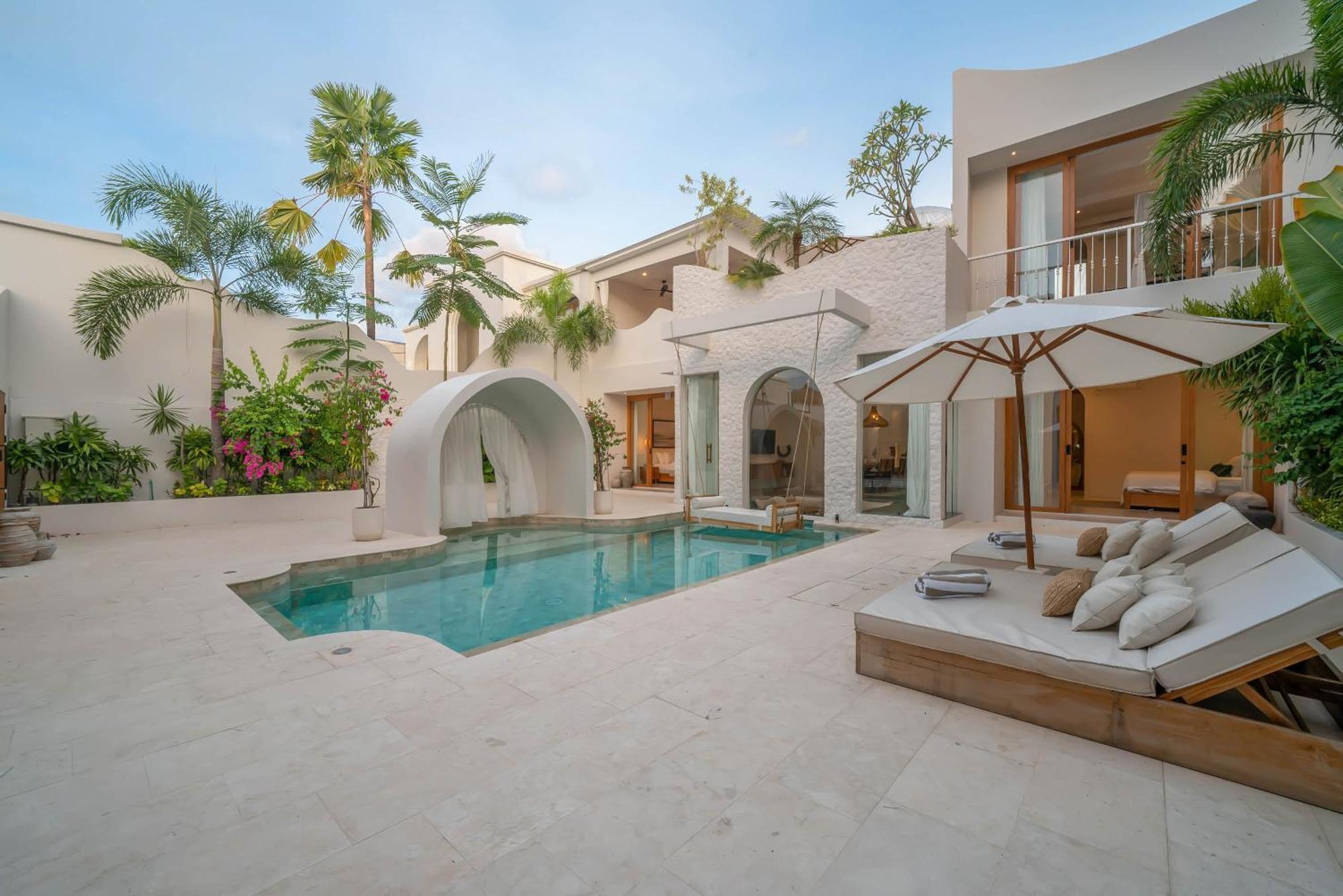 Villa Milana: 5Br Mediterrenean Villa In Canggu المظهر الخارجي الصورة