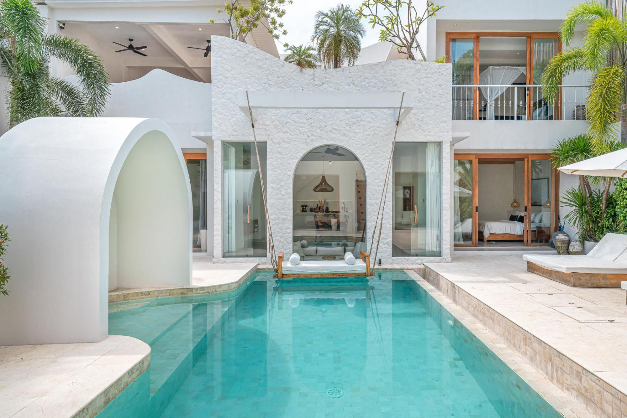 Villa Milana: 5Br Mediterrenean Villa In Canggu المظهر الخارجي الصورة